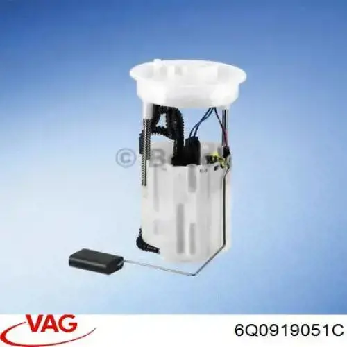 Do koszyka 6Q0919051C VAG Moduł pompy paliwowej z czujnikiem poziomu paliwa
