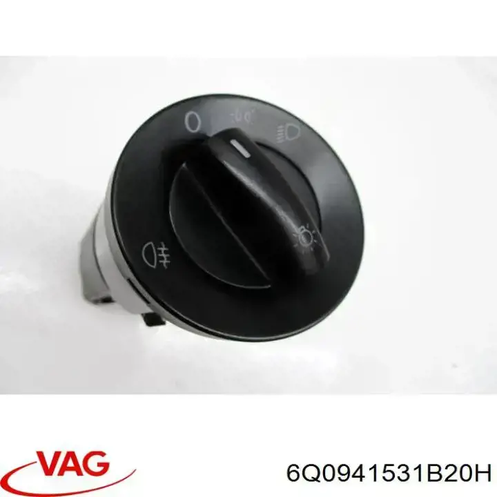 Przełącznik światła reflektorów na "torpedo" VAG 6Q0941531B20H cena, od 31,45 USD