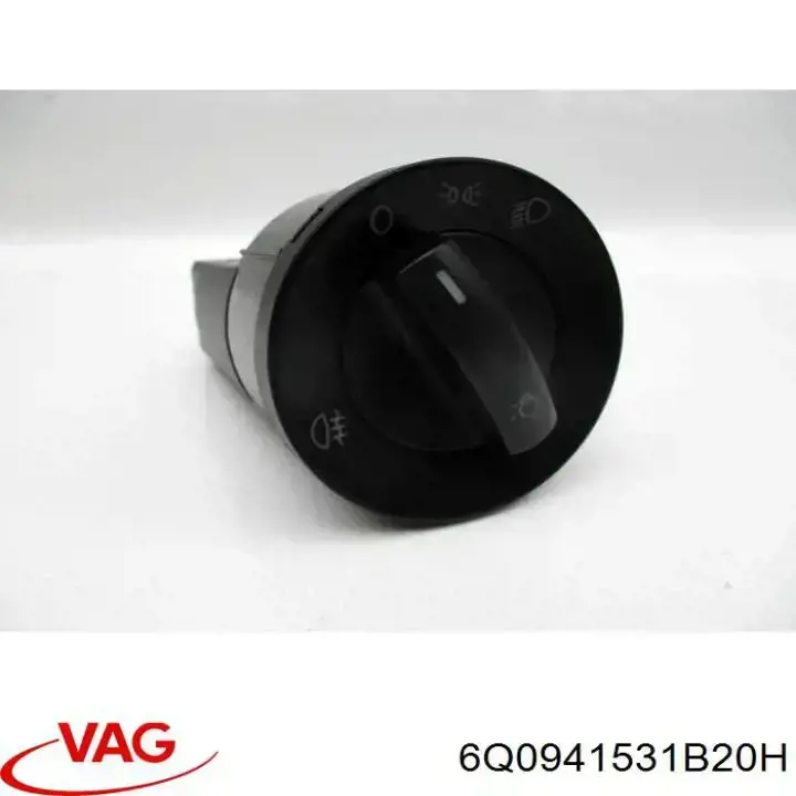 Przełącznik światła reflektorów na "torpedo" VAG 6Q0941531B20H cena, od 30,65 USD