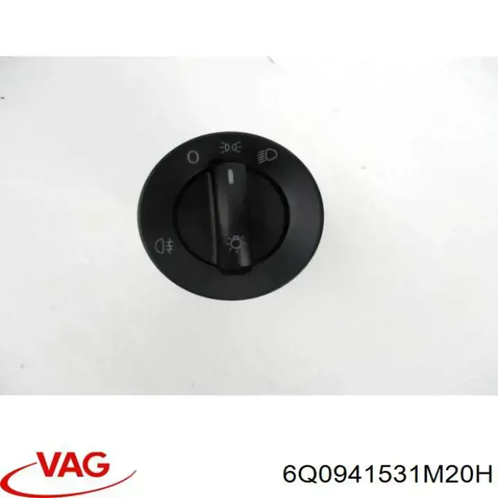 Przełącznik światła reflektorów na "torpedo" VAG 6Q0941531M20H cena, od 30,65 USD