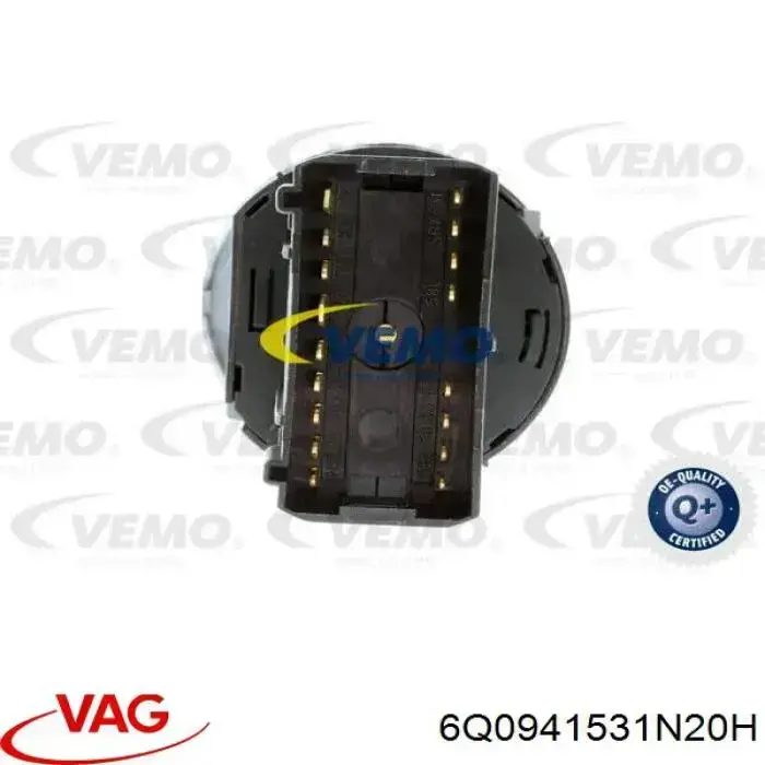 Przełącznik światła reflektorów na "torpedo" VAG 6Q0941531N20H cena, od 29,68 USD