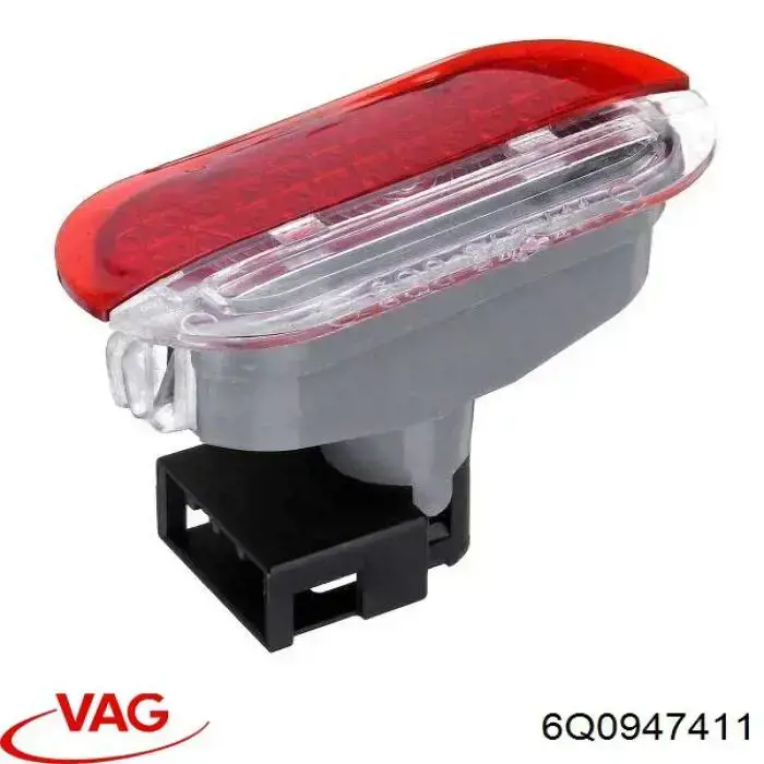 6Q0947411 VAG Lampa podświetlania w drzwiach