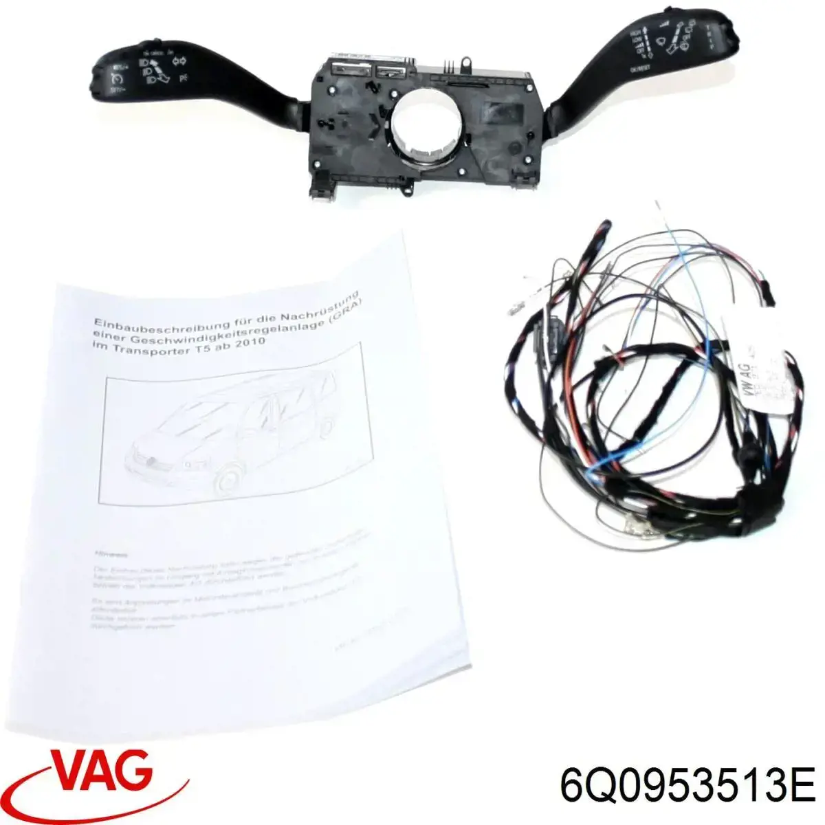 Przełącznik zespolony, w komplecie 6Q0953513E9B9 VAG