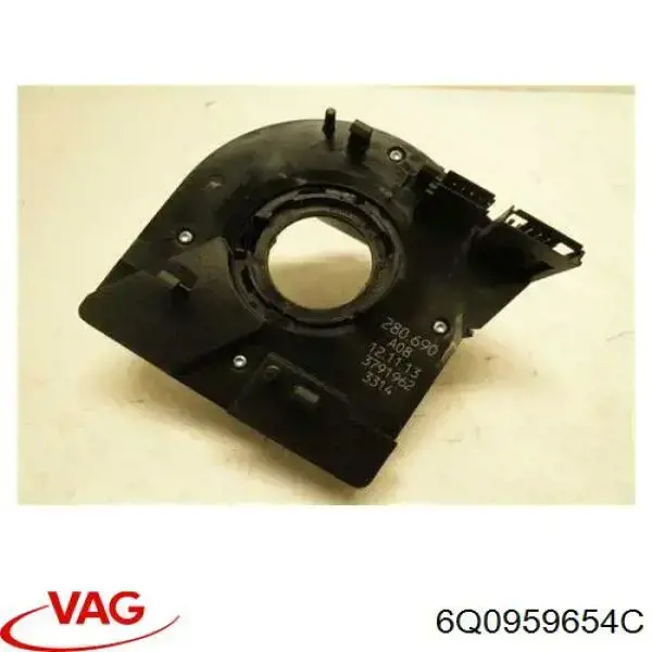 6Q0959654B VAG Pierścień kontaktowy AIRBAG, taśma kierownicy