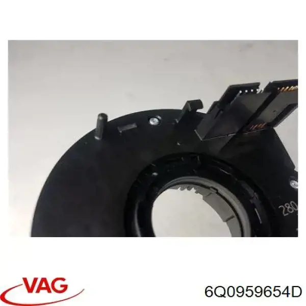 Pierścień kontaktowy AIRBAG, taśma kierownicy VAG 6Q0959654D