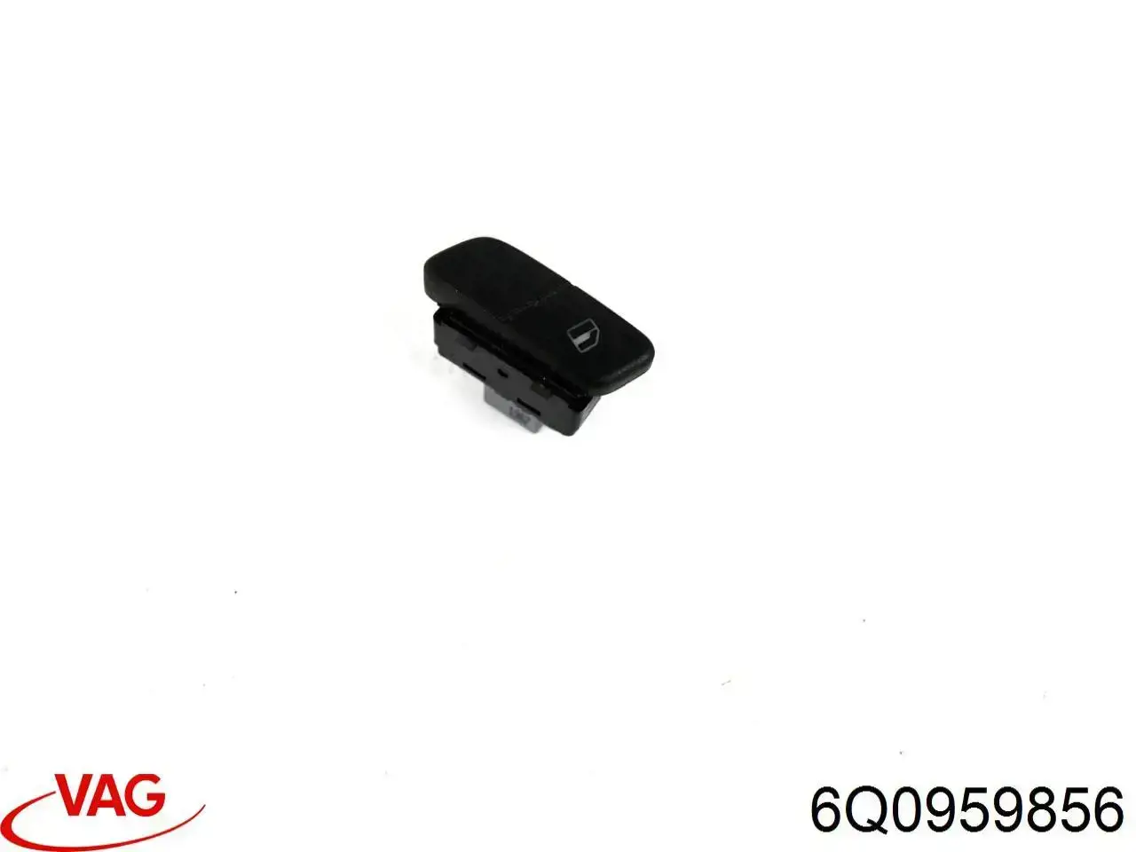 6Q0959856 VAG Włącznik przyciskowy podnośnika szyby tylny