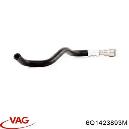 Przewód hydraulicznego układu wspomagania wysokiego ciśnienia, od pompy do maglownicy (mechanizmu) VAG 6Q1423893M cena, od 76,37 USD
