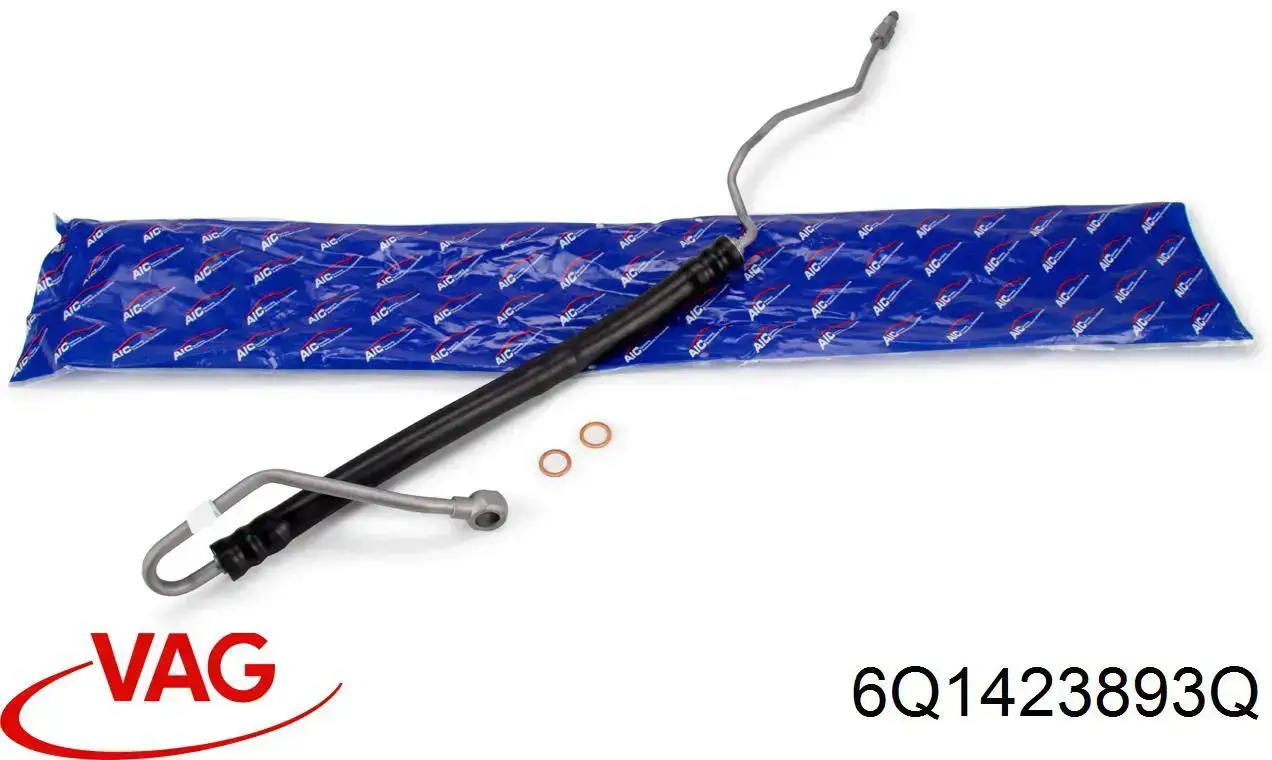 Przewód hydraulicznego układu wspomagania wysokiego ciśnienia, od pompy do maglownicy (mechanizmu) VAG 6Q1423893Q cena, od 57,20 USD