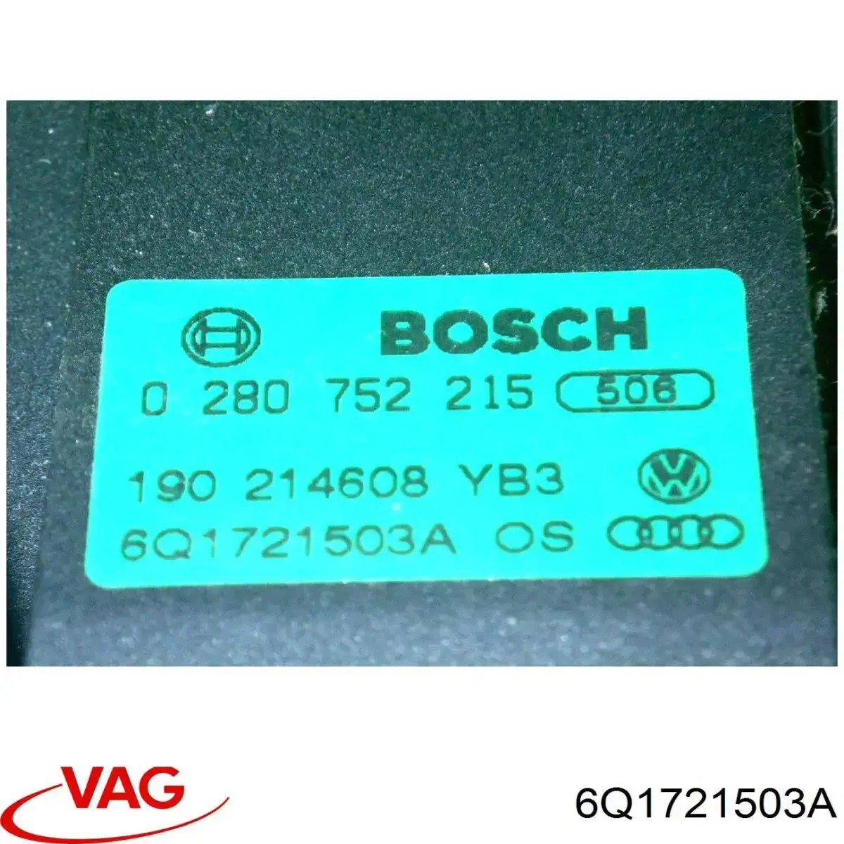 Pedał przyspieszenia (gazu) VAG 6Q1721503A
