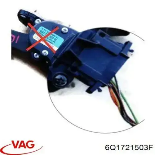 6Q1721503F VAG Pedał przyspieszenia (gazu)