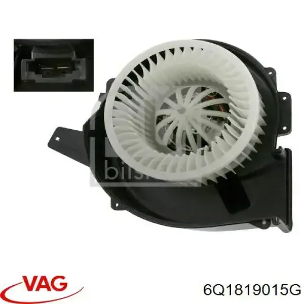 Silniczek wentylatora nagrzewnicy (ogrzewacza wnętrza) VAG 6Q1819015G cena, od 73,10 USD