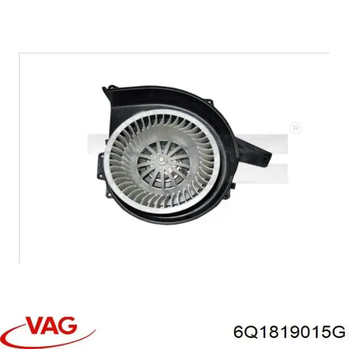 Silniczek wentylatora nagrzewnicy (ogrzewacza wnętrza) 6Q1819015G VAG