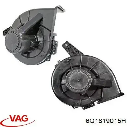 Silniczek wentylatora nagrzewnicy (ogrzewacza wnętrza) 6Q1819015H VAG