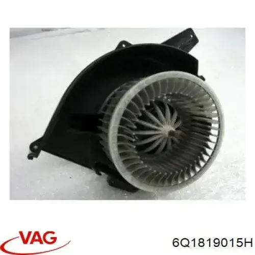 Do koszyka 6Q1819015H VAG Silniczek wentylatora nagrzewnicy (ogrzewacza wnętrza)