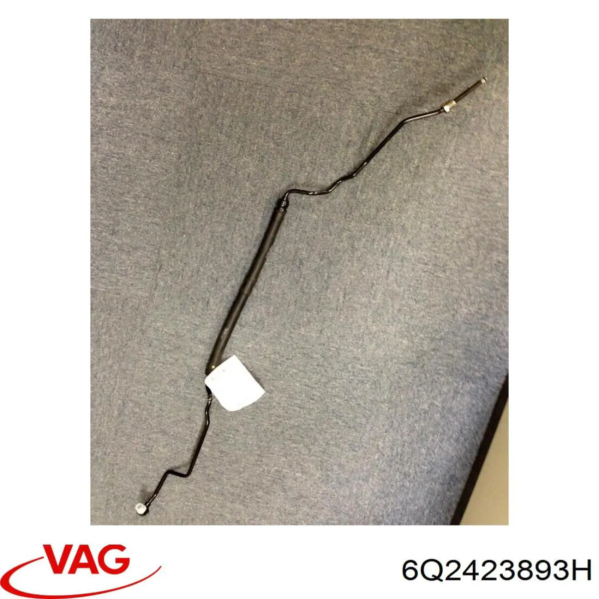 6Q2423893H VAG Przewód hydraulicznego układu wspomagania wysokiego ciśnienia, od pompy do maglownicy (mechanizmu)