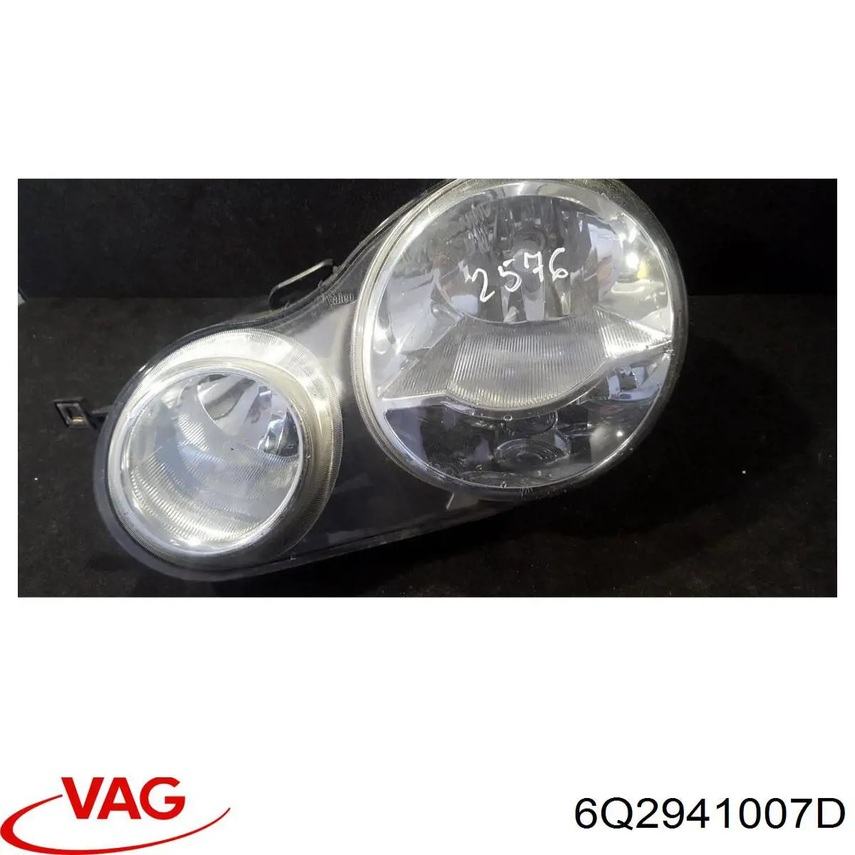 Do koszyka 6Q2941007D VAG Reflektor lewy