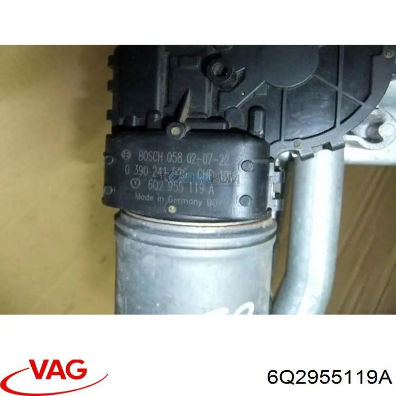Do koszyka 6Q2955119A VAG Silniczek wycieraczki szyby przedniej