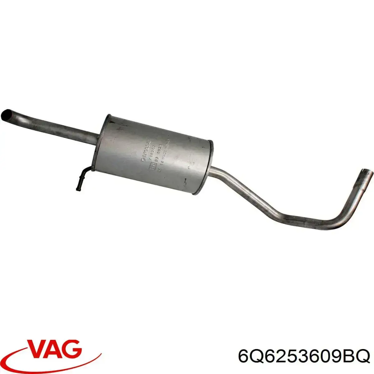 Tłumik, tylna część VAG 6Q6253609BQ cena, od 42,24 USD