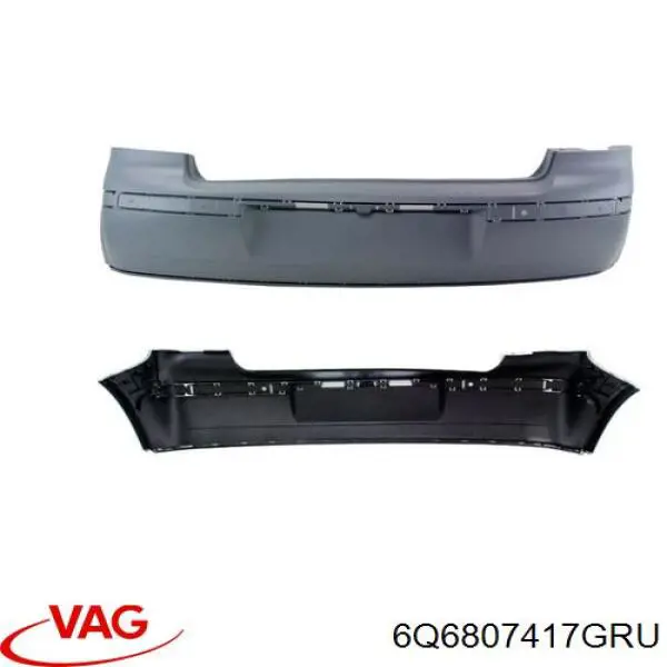 6Q6807417GRU VAG zderzak tylny
