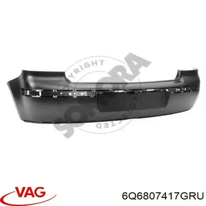 Do koszyka 6Q6807417GRU VAG Zderzak tylny