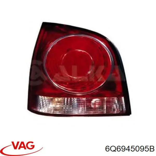 6Q6945095B VAG Lampa zespolona tylna lewa