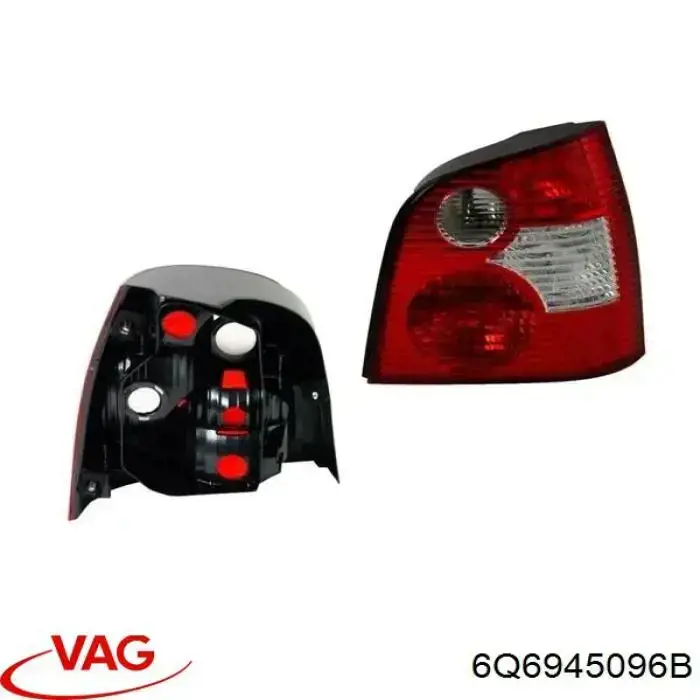 6Q6945096B VAG Lampa zespolona tylna prawa