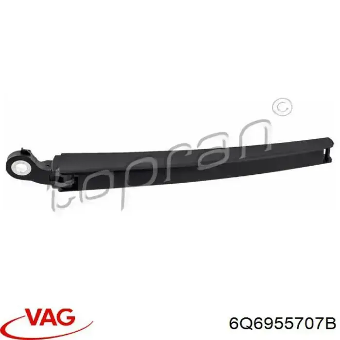 Ramię wycieraczki szyby tylnej VAG 6Q6955707B cena, od 15,14 USD
