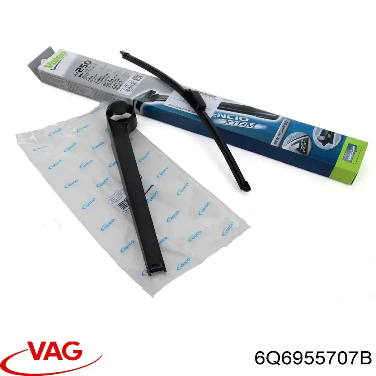 6Q6955707B VAG Ramię wycieraczki szyby tylnej
