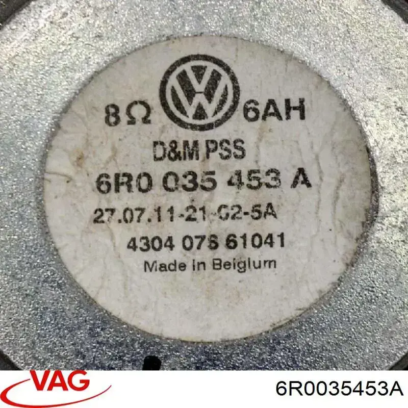 Do koszyka 6R0035453A VAG Głośnik drzwi tylnych