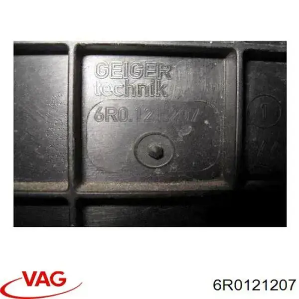 Do koszyka 6R0121207 VAG Dyfuzor chłodnicy