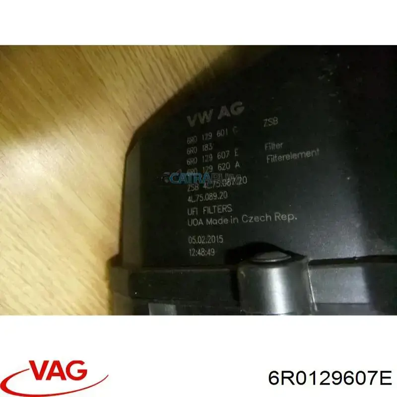 Obudowa filtra powietrza VAG 6R0129607E cena, od 61,29 USD