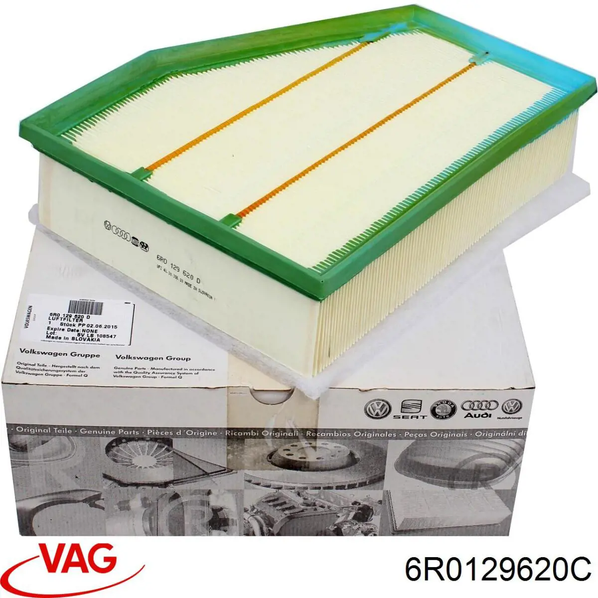 6R0129620C VAG Filtr powietrza