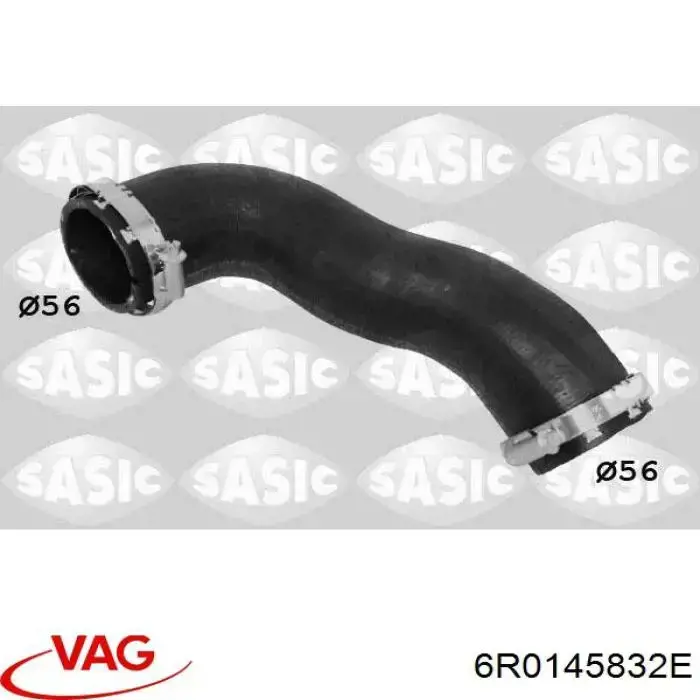 6R0145832E VAG Przewód (króciec) intercoolera