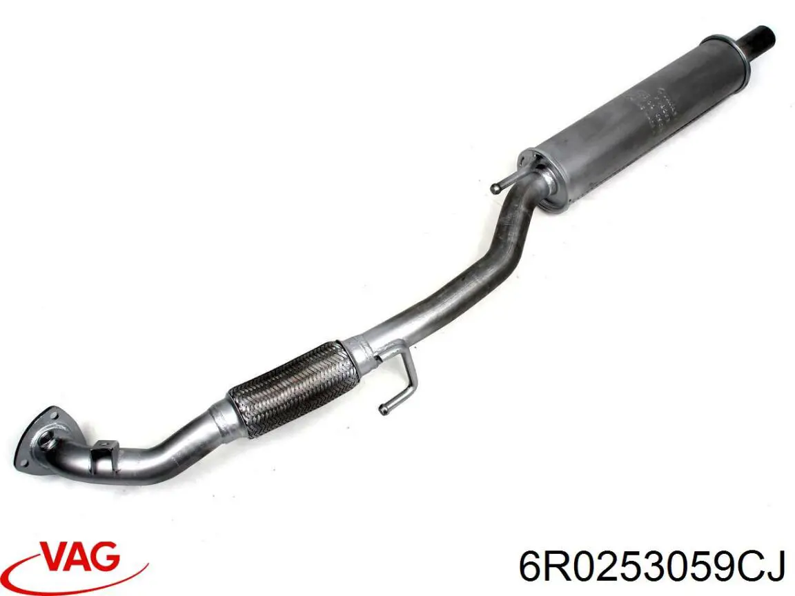 Do koszyka 6R0253059CJ VAG Przedni rura przyjęcia (kalesony) tłumika