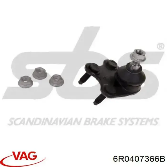 Sworzeń wahacza dolny prawy VAG 6R0407366B cena, od 16,41 USD