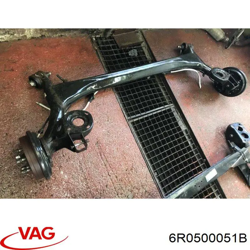 Do koszyka 6R0500051B VAG Korpus osi tylnej