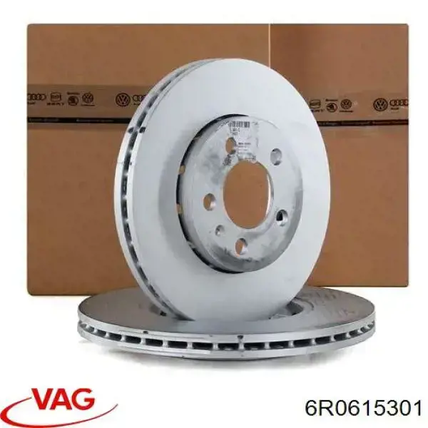 Do koszyka 6R0615301 VAG Tarcza hamulcowa przednia