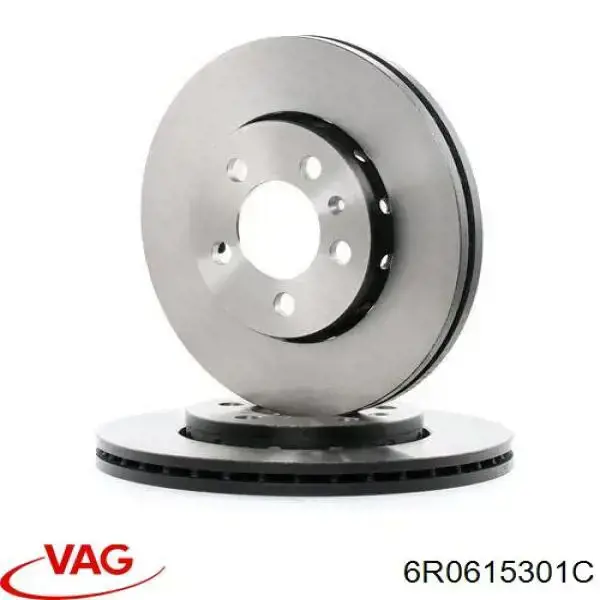 6R0615301C VAG Tarcza hamulcowa przednia