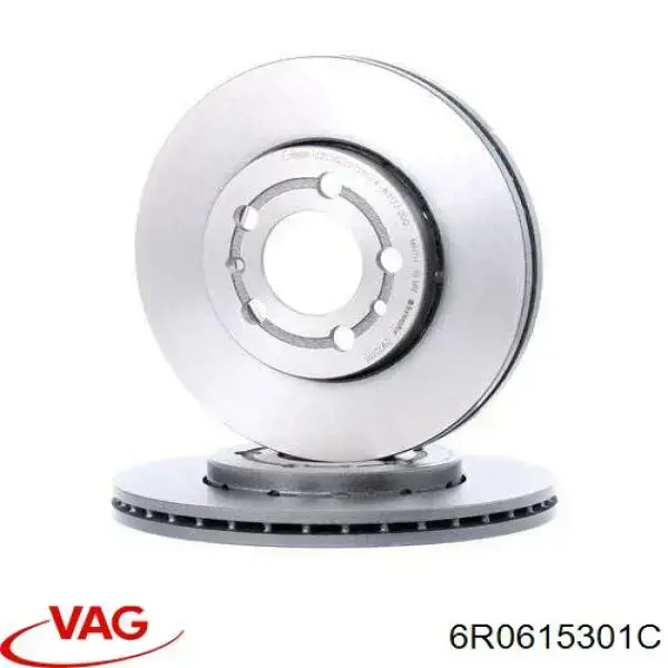 Do koszyka 6R0615301C VAG Tarcza hamulcowa przednia