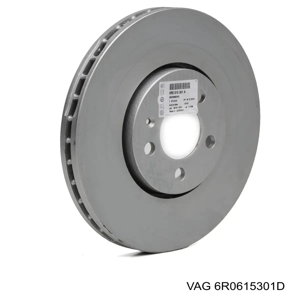 Tarcza hamulcowa przednia 6R0615301D VAG