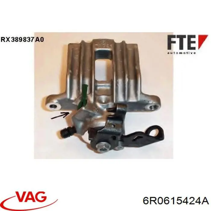 Zacisk hamulcowy tylny prawy 6R0615424A VAG