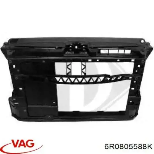 6R0805588K VAG Osłona chłodnicy kompletna (panel mocowania reflektorów)