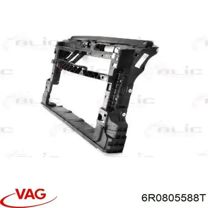 6R0805588T VAG Osłona chłodnicy kompletna (panel mocowania reflektorów)