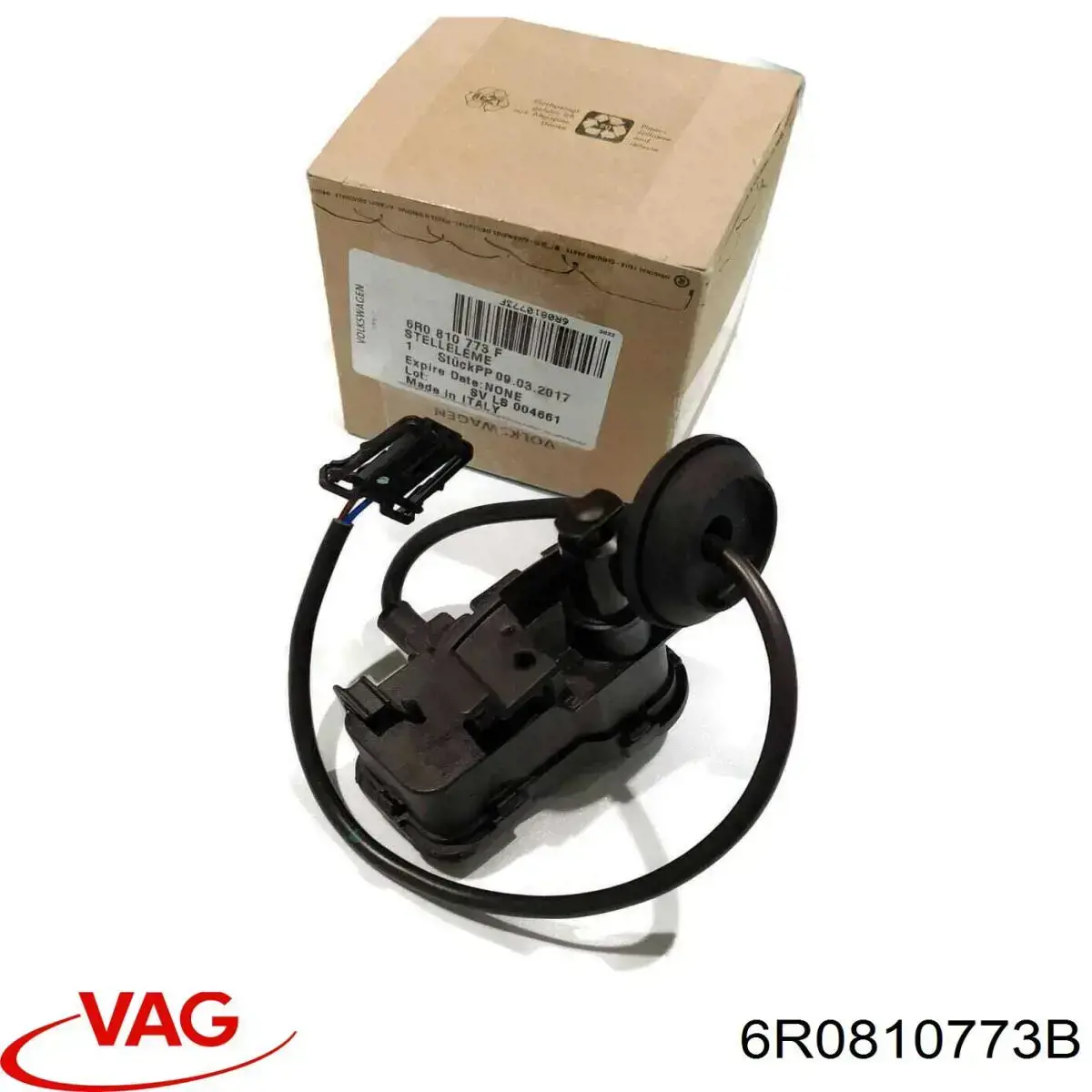 Zamek klapki wlewu paliwa = siłownik klapki wlewu paliwa VAG 6R0810773B cena, od 37,06 USD