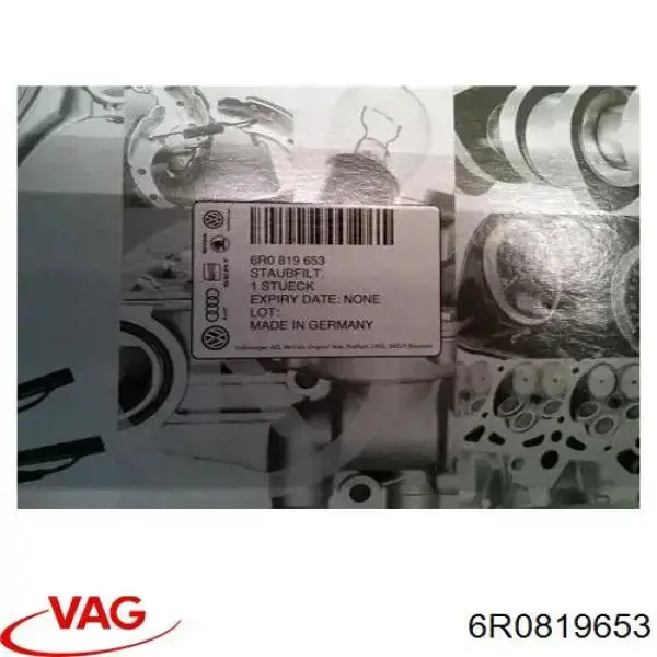 6R0819653 VAG Filtr kabiny