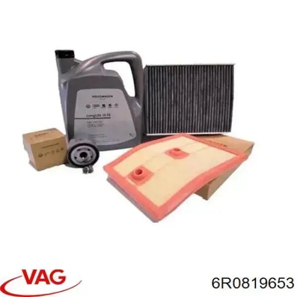 Do koszyka 6R0819653 VAG Filtr kabiny