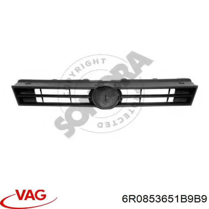 6R0853651B9B9 VAG Kratka zderzaka przedniego środkowa
