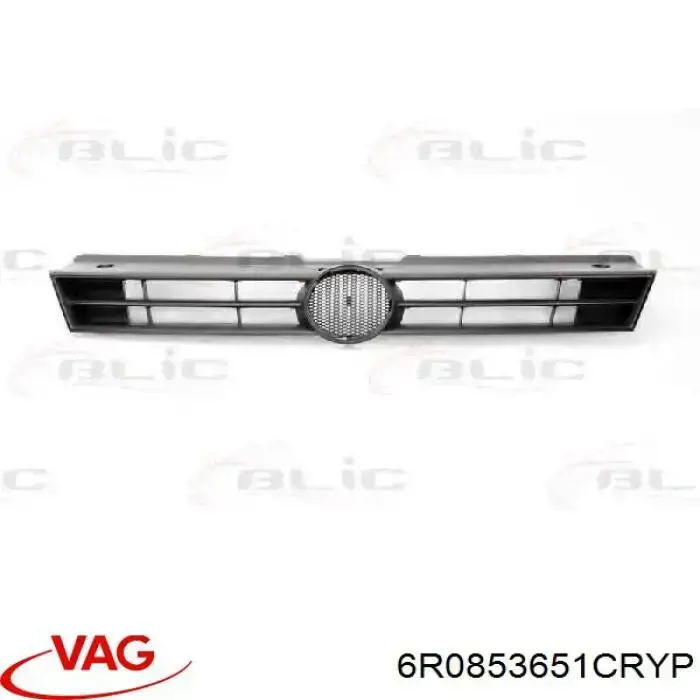 Do koszyka 6R0853651CRYP VAG Atrapa chłodnicy
