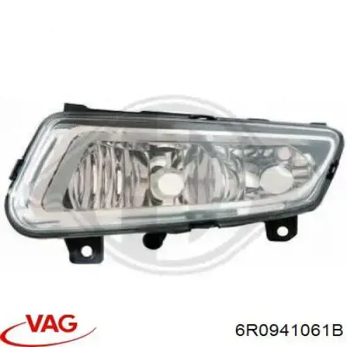 6R0941061B VAG Lampa przeciwmgielna lewa
