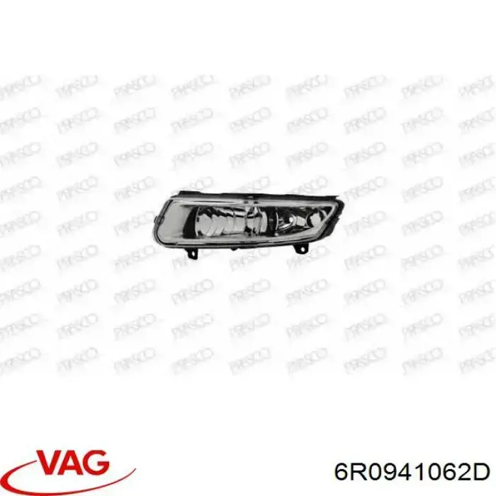 Reflektor do jazdy dziennej prawy VAG 6R0941062D cena, od 59,36 USD